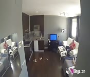 Una bella gorda con un delgado chico blanco