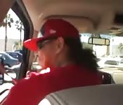 Tanned cock riding slut