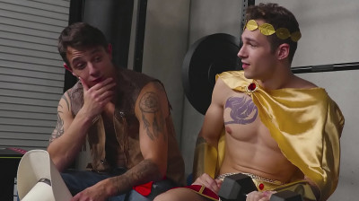 Gladiador y vaquero compartiendo intereses